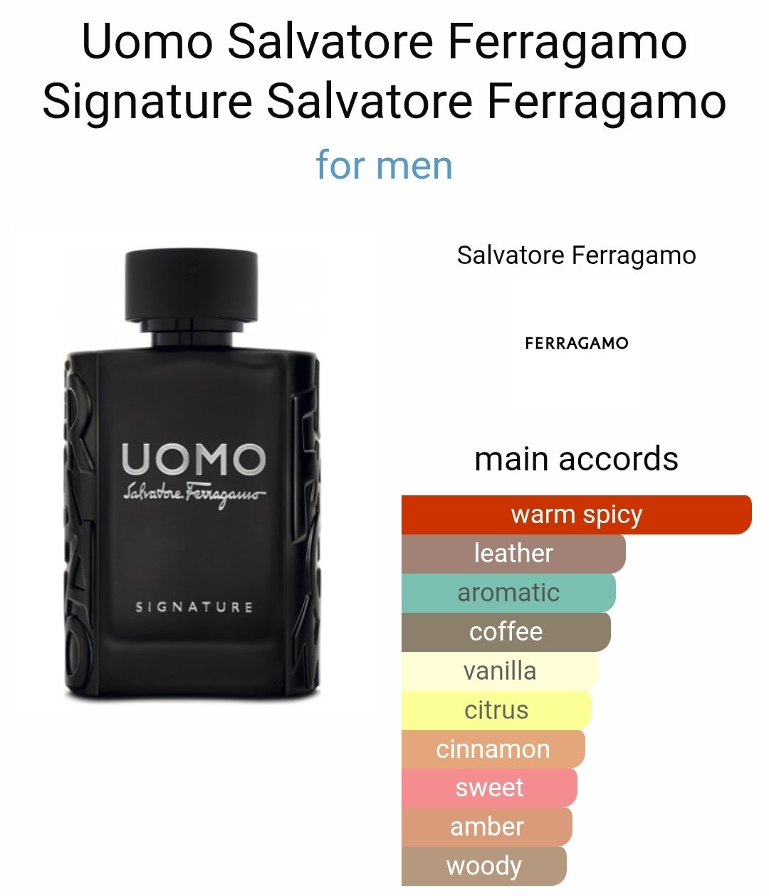 Ferragamo Uomo Signature eau de parfum 8ml