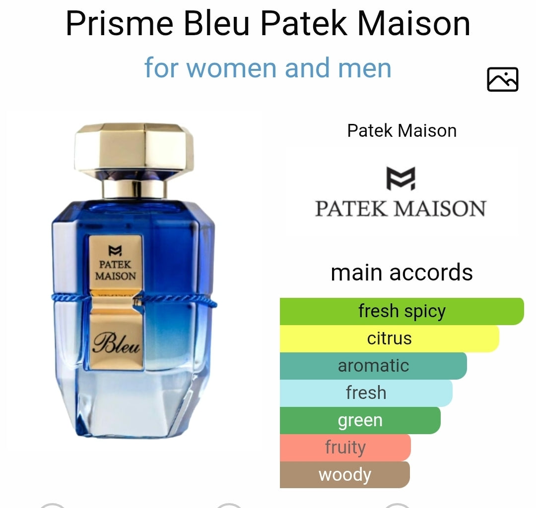Patek Maison Prisme Bleu eau de parfum 8ml
