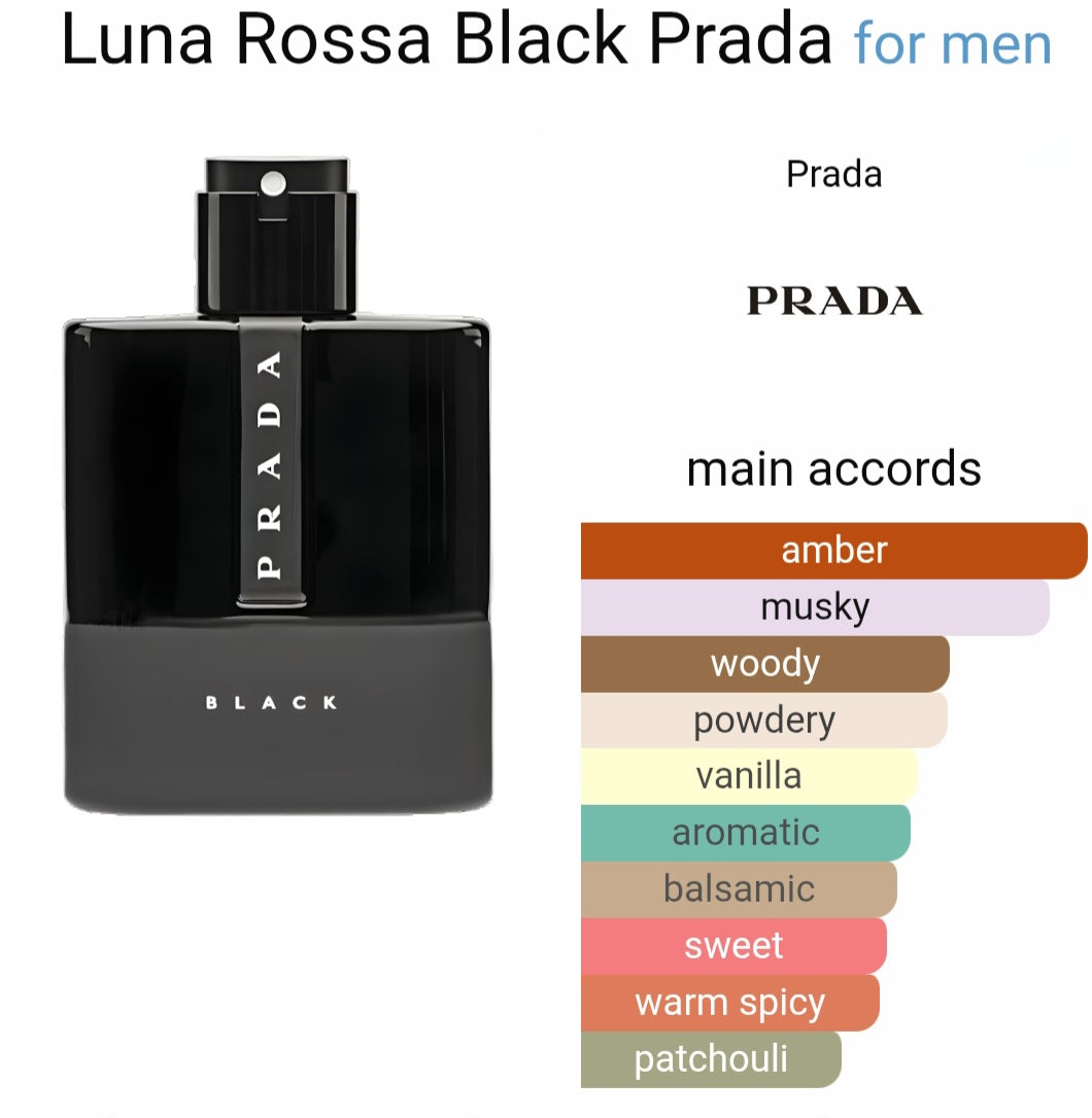 Prada Luna Rossa Black eau de parfum 8ml