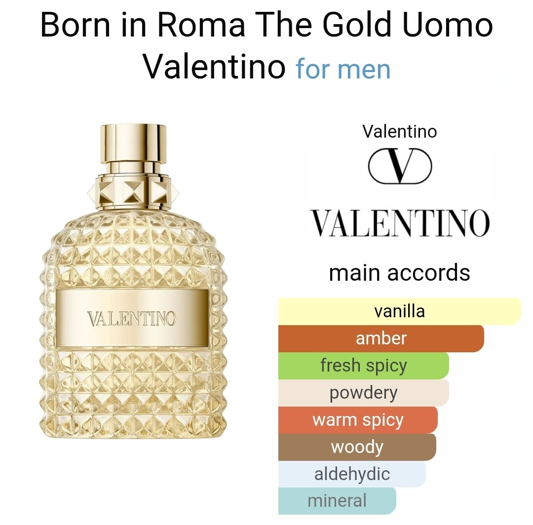 Valentino Born In Roma The Gold Uomo eau de toilette 8ml