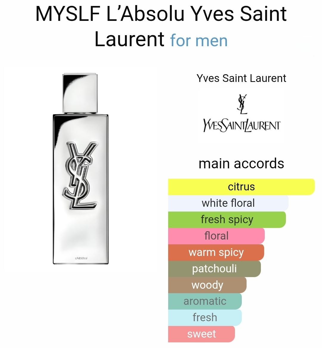 Yves Saint Laurent Myslf L'absolu 8ml