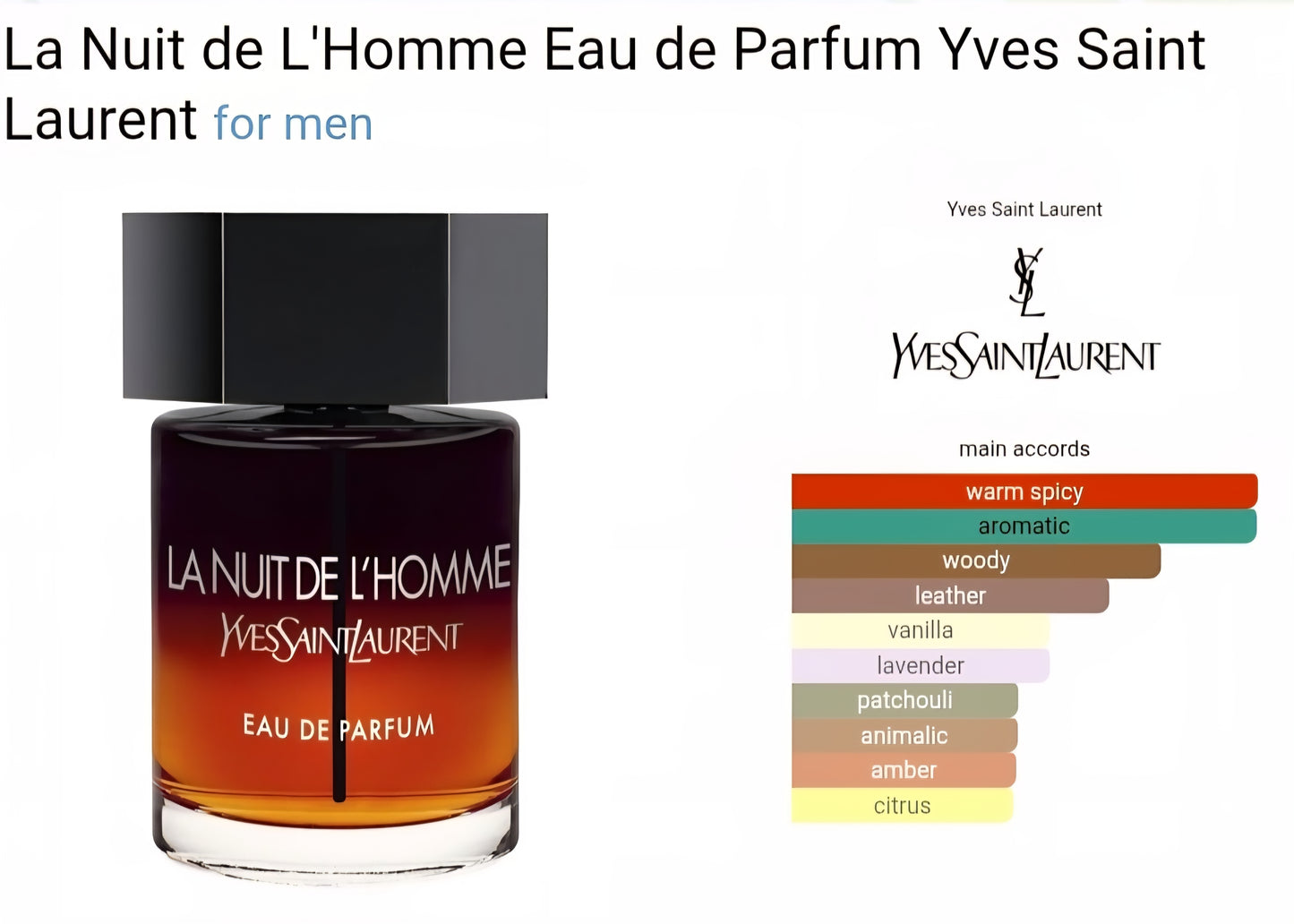 Yves Saint Laurent La Nuit eau de parfum 8ml