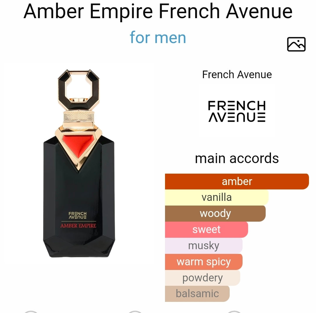 French Avenue Amber Empire eau de parfum 8ml