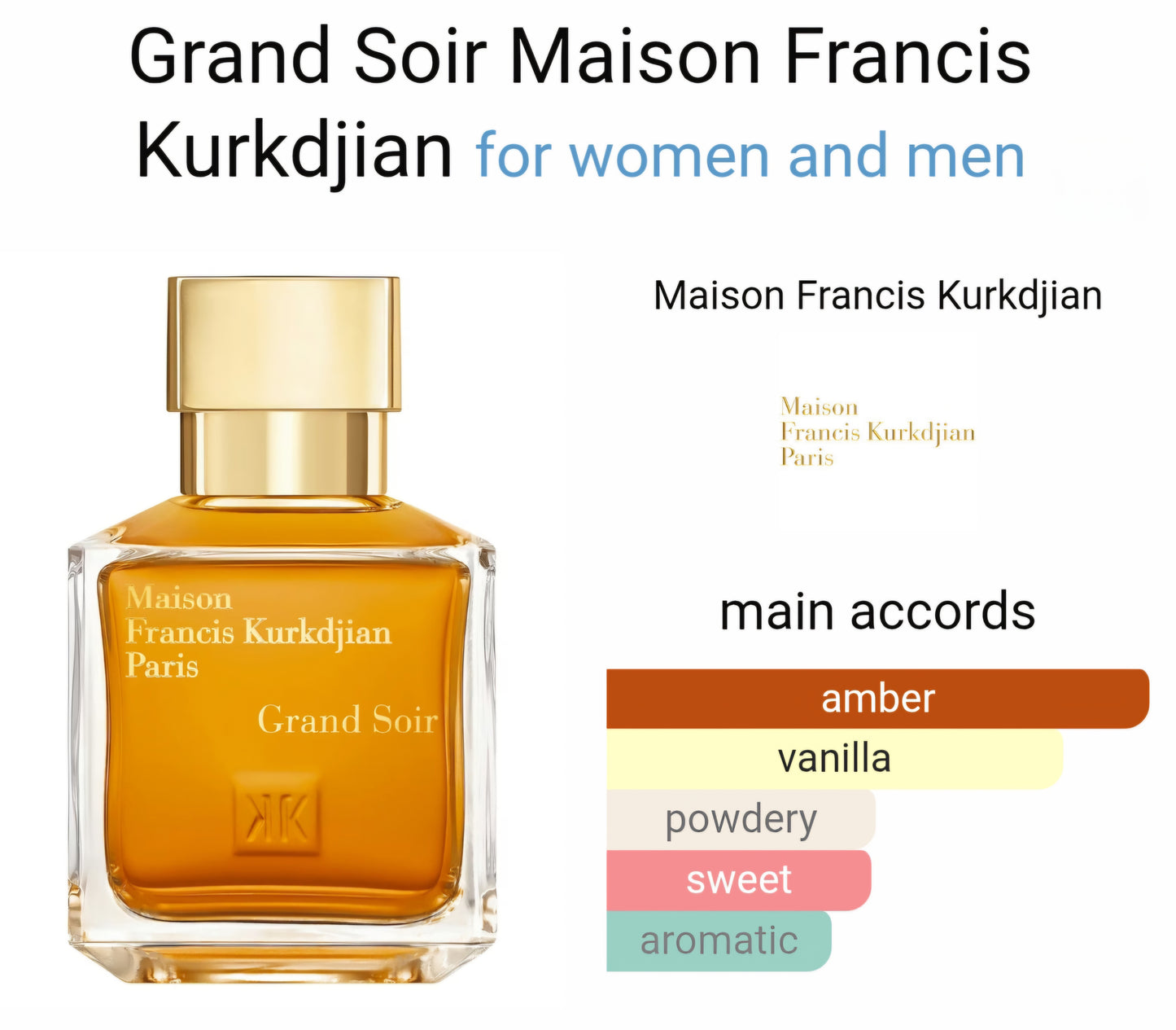 Maison Francis Kurkdjian Grand Soir eau de parfum 8ml