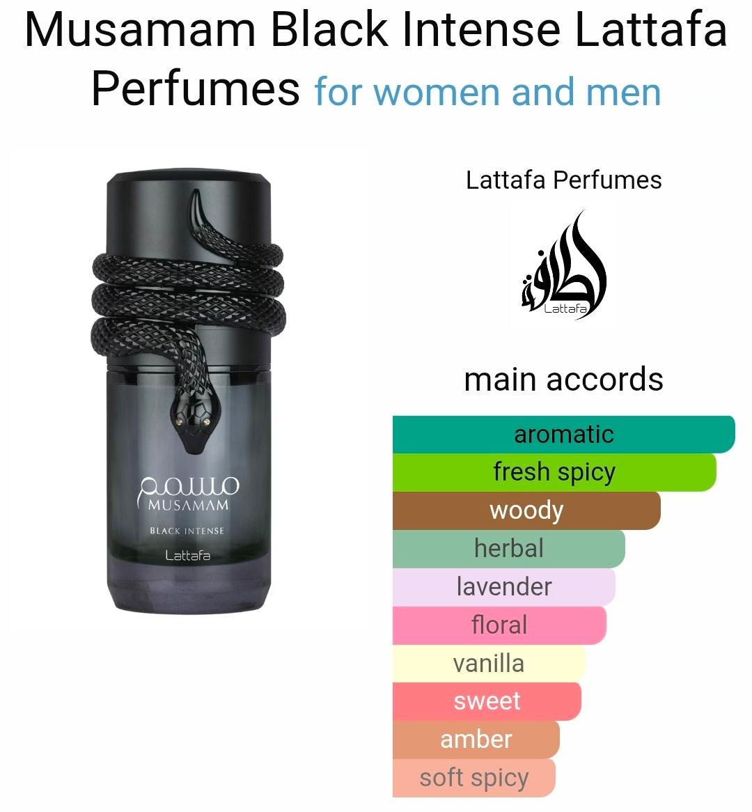 Lattafa Musamam Black Intense eau de parfum 8ml