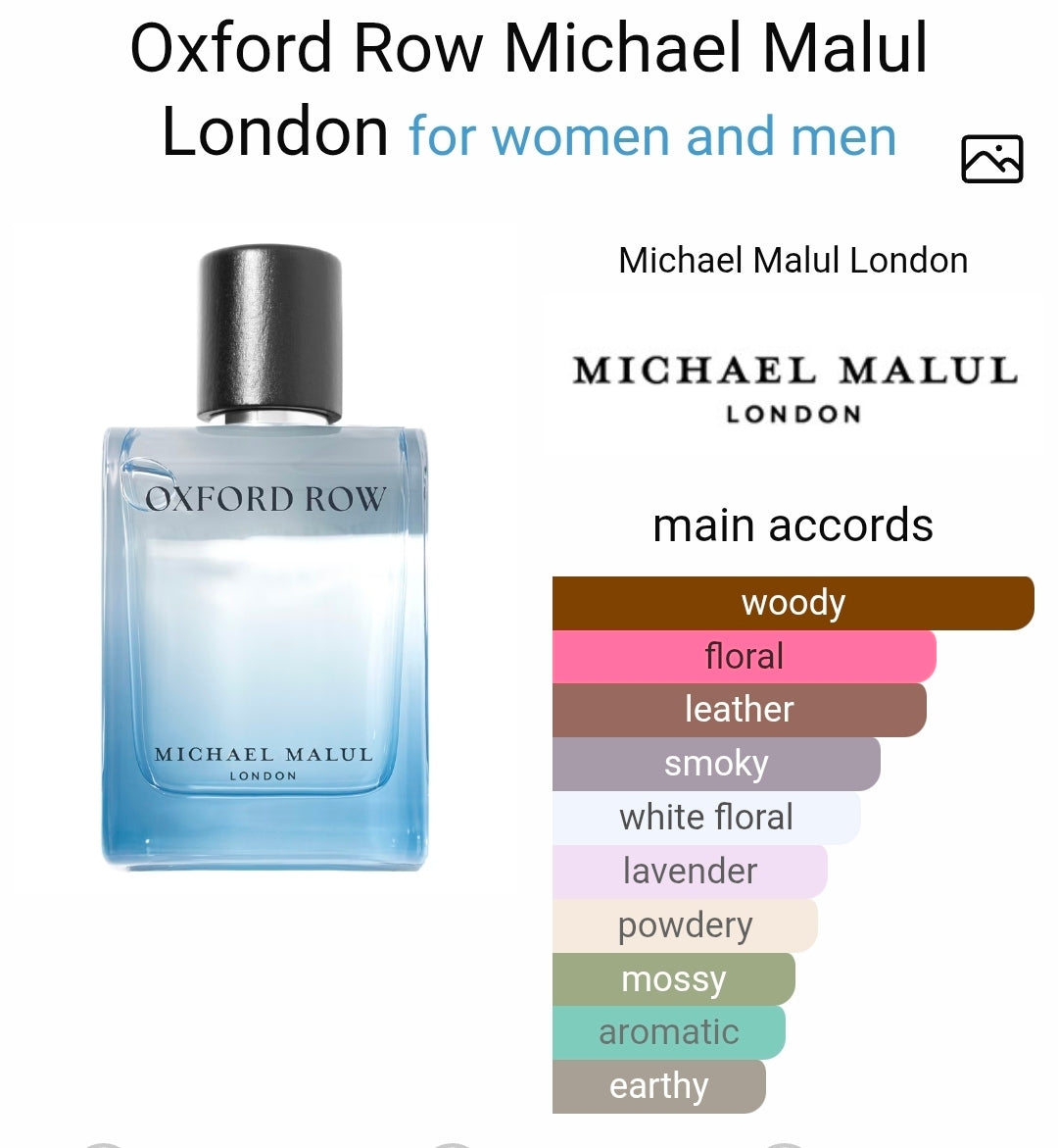 Michael Malul Oxford Row eau de parfum 8ml