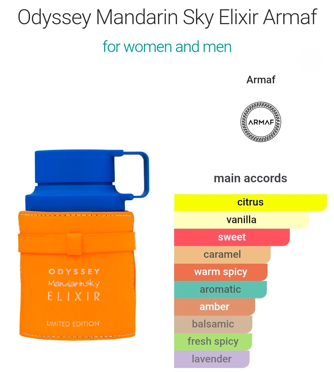 Armaf Odyssey Mandarin Sky Elixir 8ml