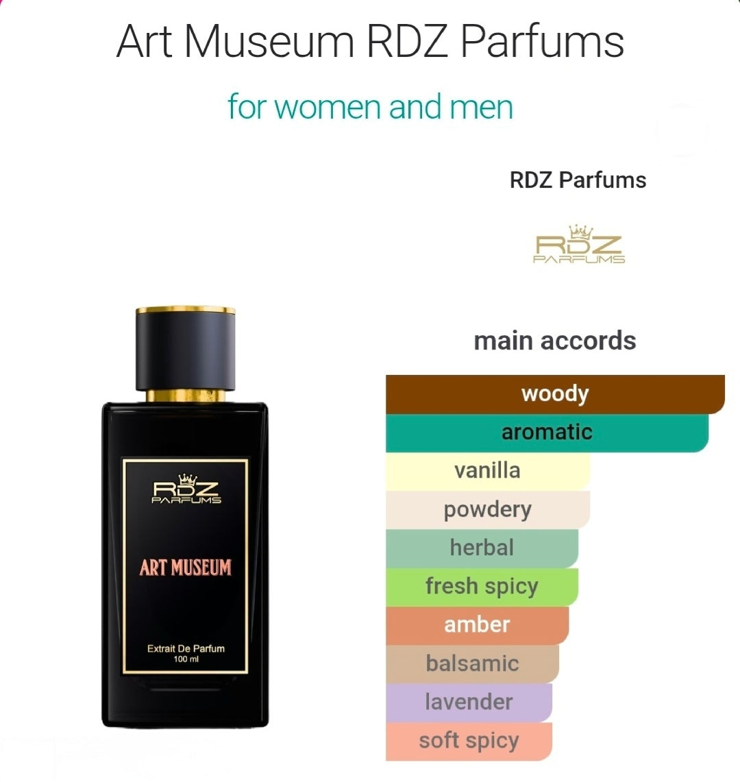 RDZ Parfums Art Museum extrait de parfum 8ml