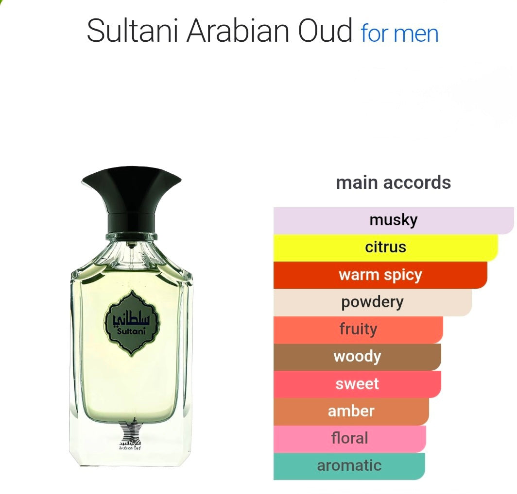 Arabian Oud Sultani eau de parfum 8ml