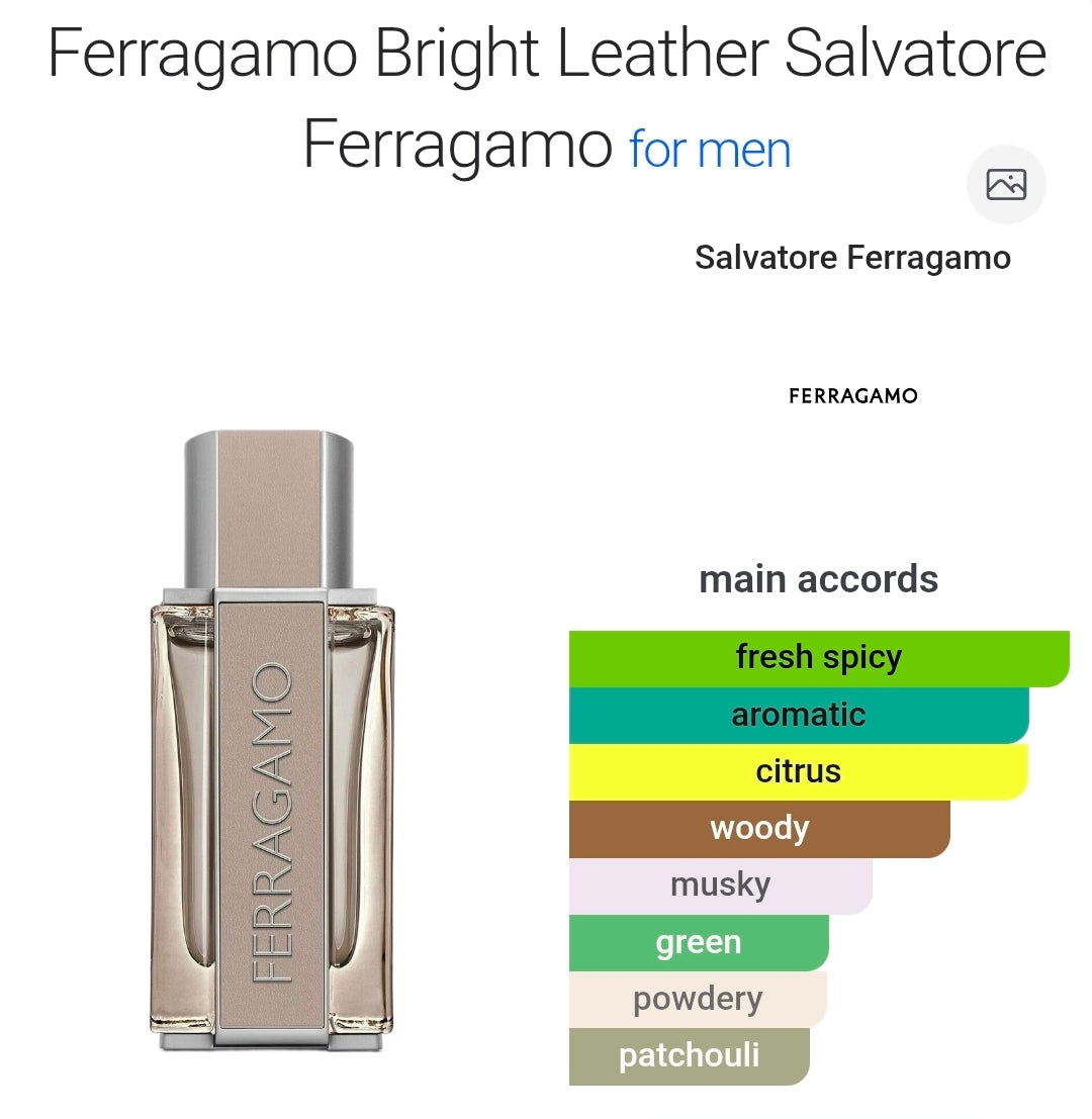 Ferragamo Bright Leather eau de toilette 8ml