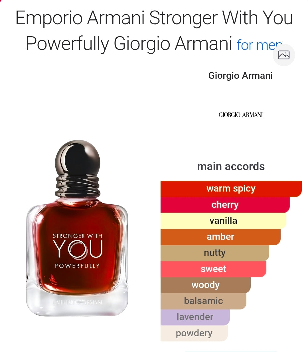 Emporio Armani Stronger With You Powerfully eau de parfum 8ml