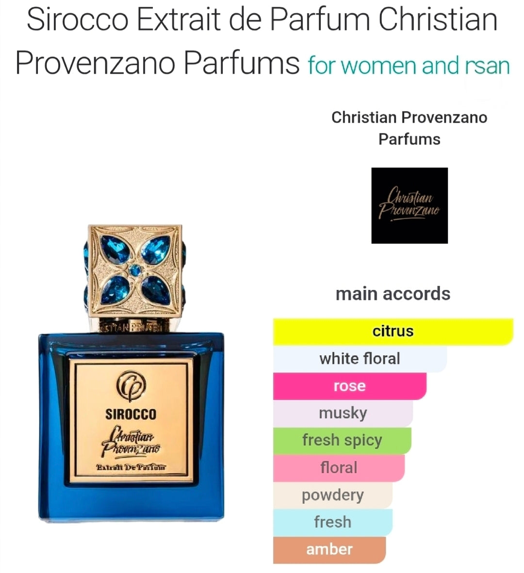 Christian Provenzano Sirroco extrait